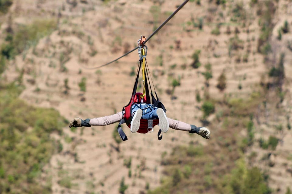 Kathmandu: Nagarkot Zipline Adventure with Pickup & Lunch photo 3