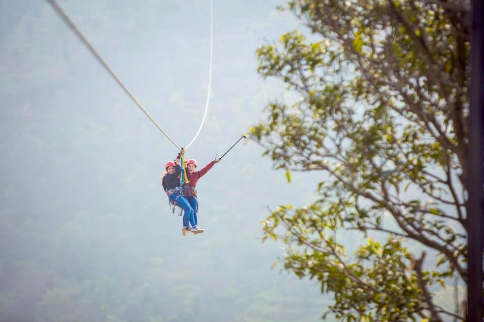 Kathmandu: Nagarkot Zipline Adventure with Pickup & Lunch photo 4
