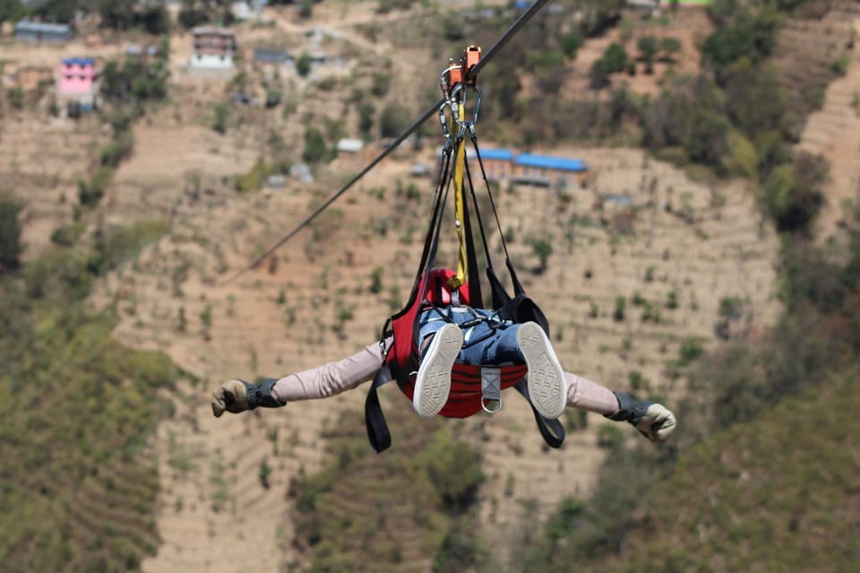Kathmandu: Nagarkot Zipline Adventure with Pickup & Lunch photo 5