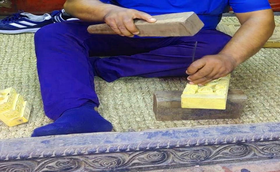 Bhaktapur: Wood Carving Workshop & Lunch Tour photo 3