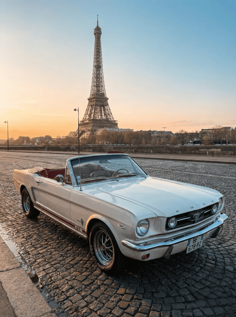 Paris: Vintage Mustang Tour & Local Guide with Hotel Pickup photo 3