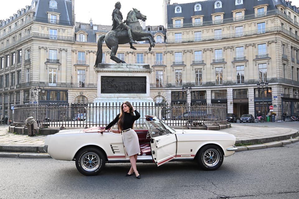Paris: Vintage Mustang Tour & Local Guide with Hotel Pickup photo 4