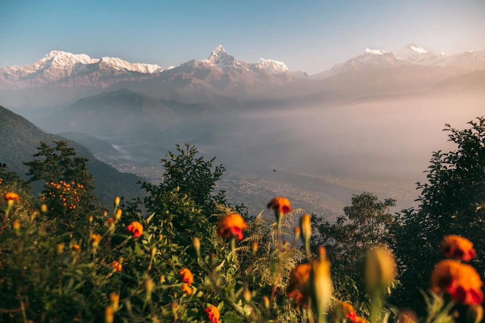 Pokhara: Sarangkot Sunrise/Sunset Panorama and optional hike photo 3