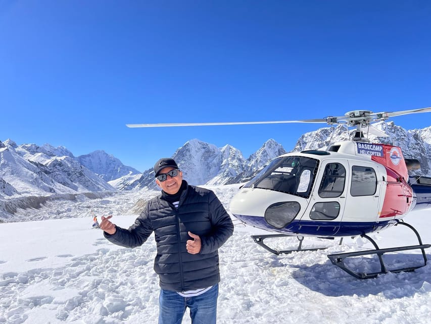Helicopter Landing at Everest Base Camp, Kalapather photo 2