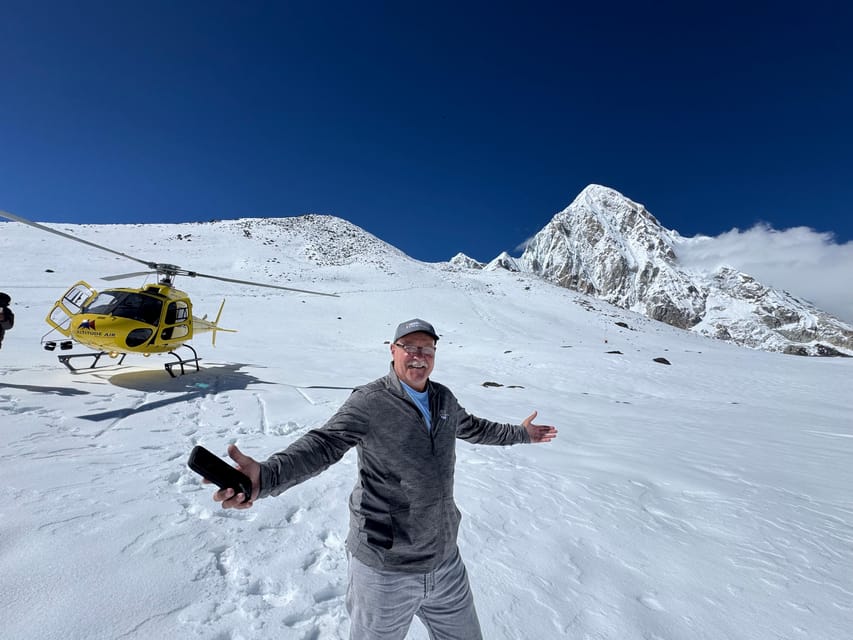 Helicopter Landing at Everest Base Camp, Kalapather photo 4
