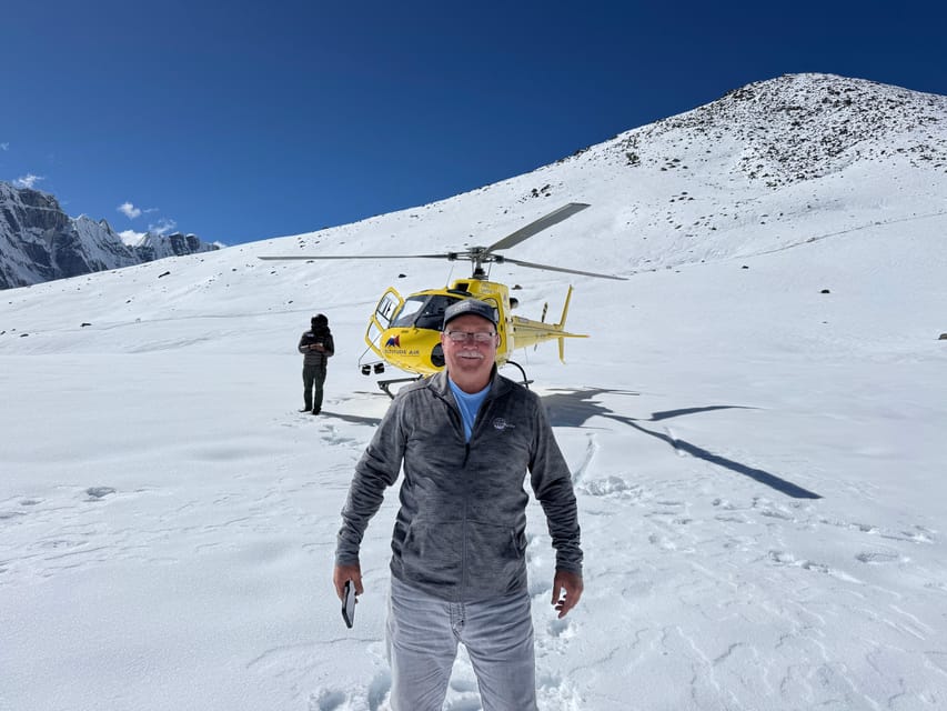 Helicopter Landing at Everest Base Camp, Kalapather photo 5