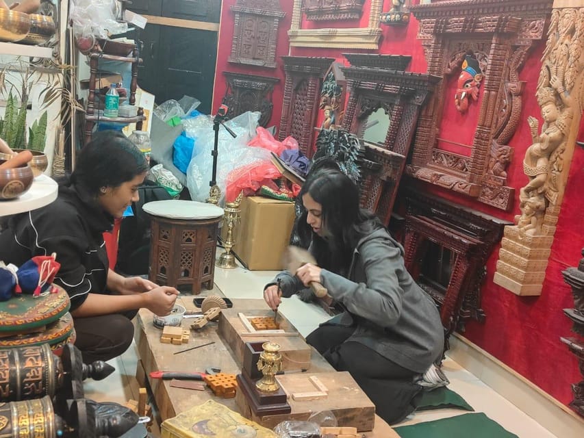 Kathmandu Wood Carving Express Workshop with Hotel Pickup photo 2