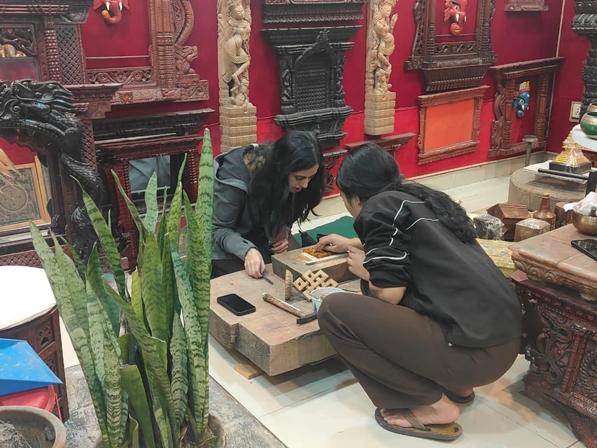 Kathmandu Wood Carving Express Workshop with Hotel Pickup photo 3