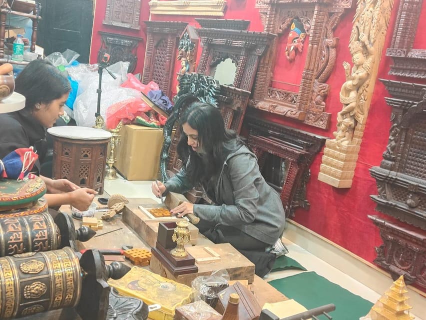 Kathmandu Wood Carving Express Workshop with Hotel Pickup photo 5