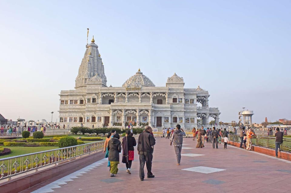 From Delhi: Mathura and Vrindavan Spiritual Private Day Trip photo 2