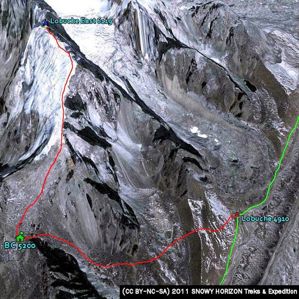 Lobuche (6119m) East peak Climing in Nepal photo 5