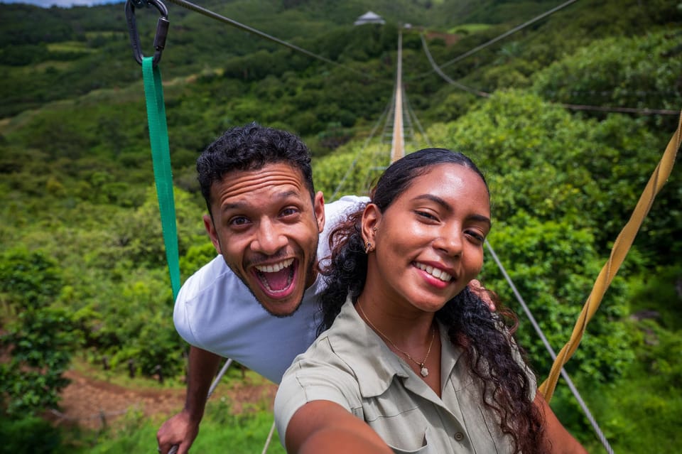 Mauritius: Nepalese Bridge 350m at Vallé Advenature Park photo 2