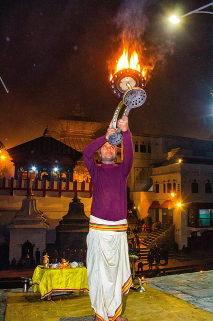 Sacred Pashupatinath: Aarati,Cremation Rites & Boudha Stupa photo 3