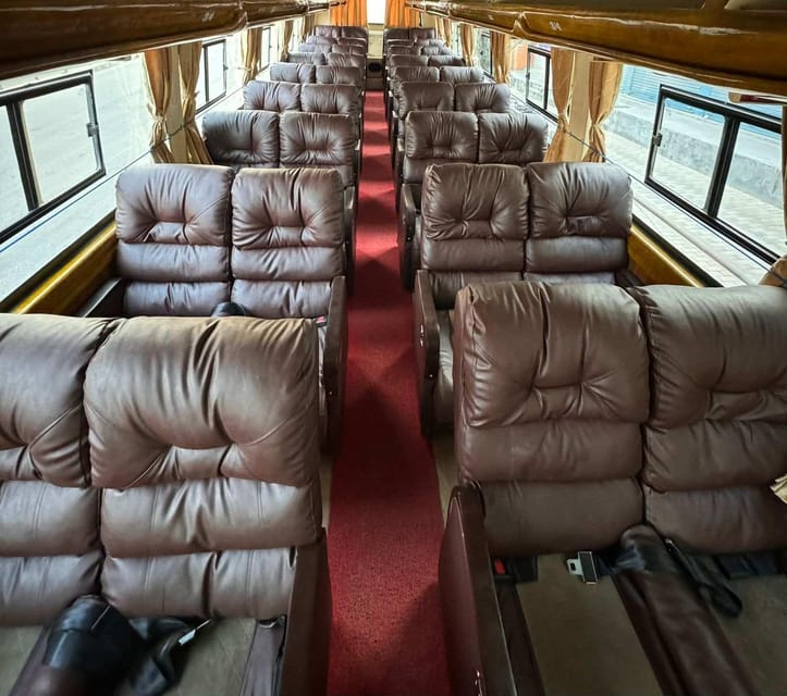 pokhara to sauraha vip sofa Bus photo 3