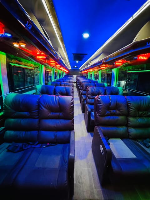 pokhara to sauraha vip sofa Bus photo 4