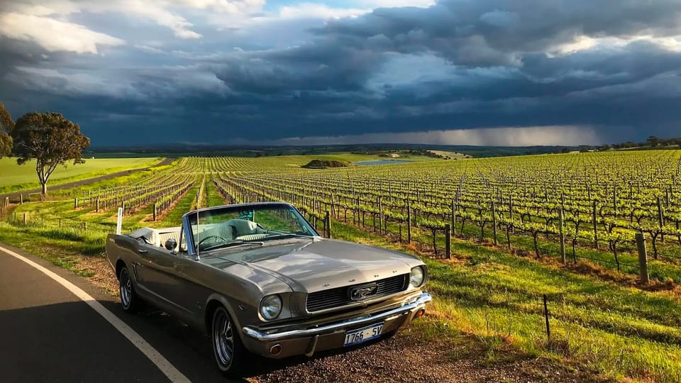Barossa Food & Wine Trail in a Classic 1966 Mustang photo 2