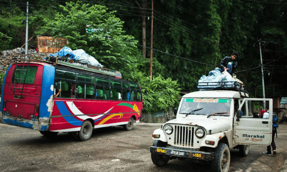 Kathmandu to Besisahar by Bus and Chame by Sharing Jeep photo 2