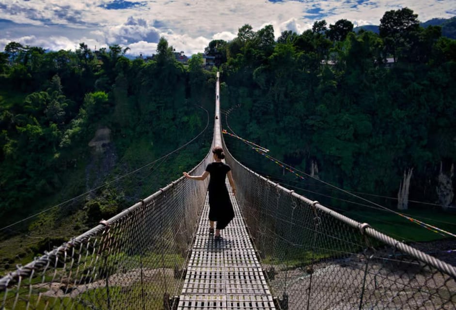 2 Iconic Suspension Bridge Tour in Pokhara