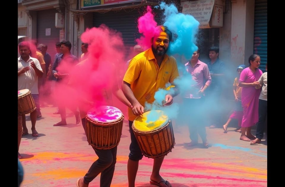 Kathmandu: Holi 2025 Tour with Colorful Street Parties photo 3