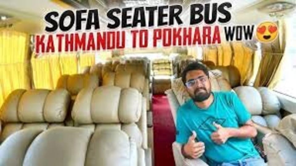 Chitwan to Kathmandu Luxury Sofa Tourist Bus Service photo 3