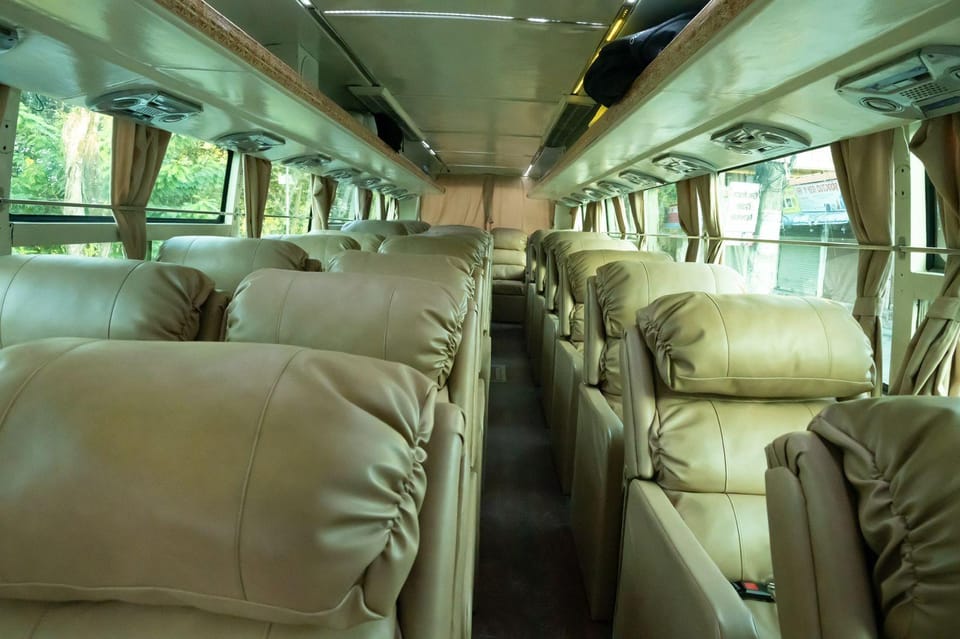 From Kathmandu To Pokhara Ac Toyota Coaster Deluxe Coach photo 4