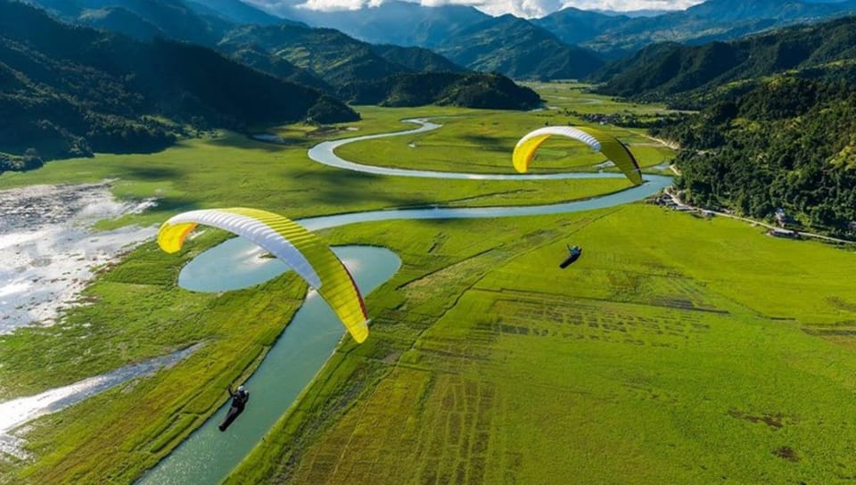 Pokhara: Thrilling Paragliding Experience with Photo & Video photo 2